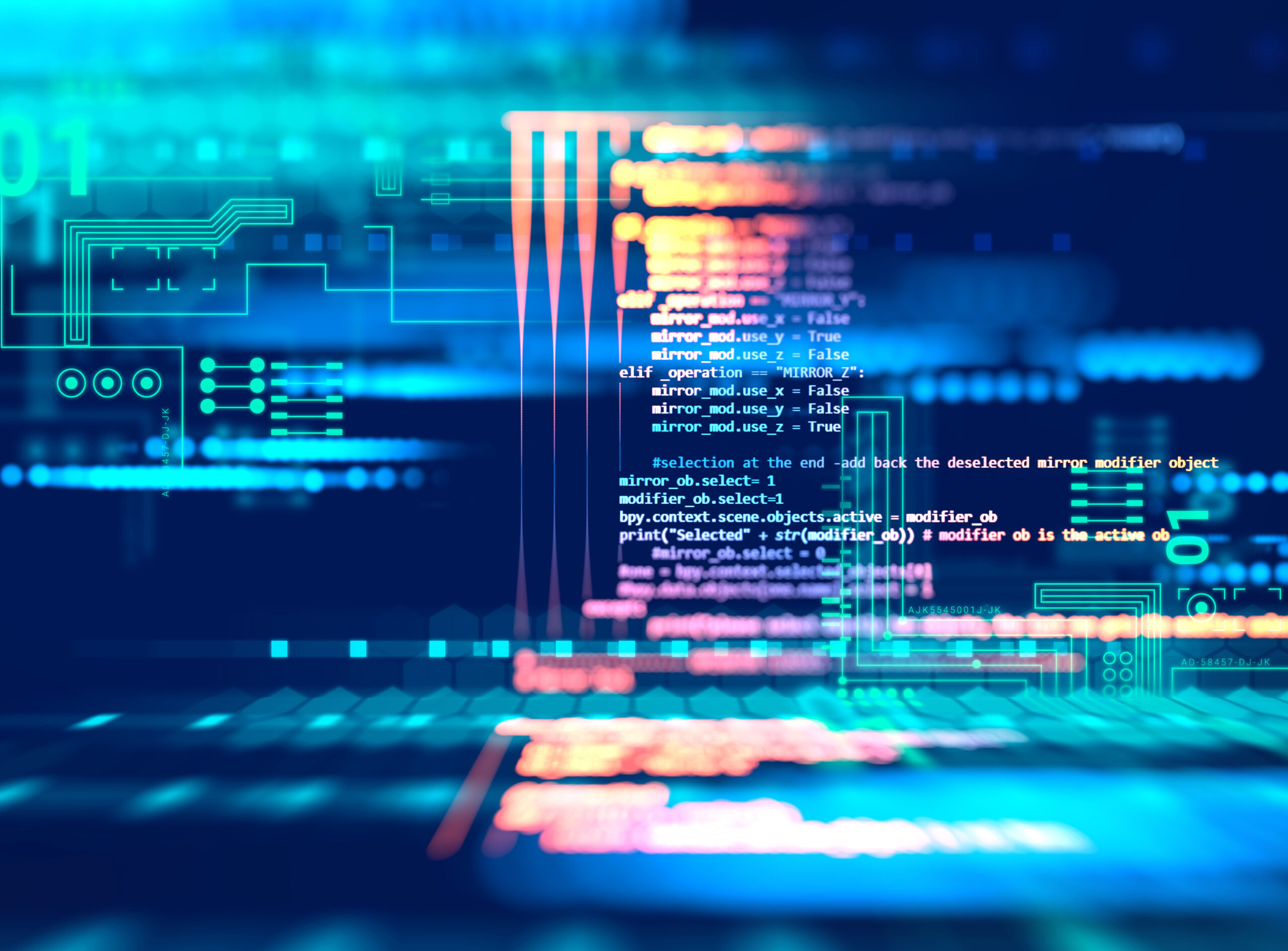 Picture of coding