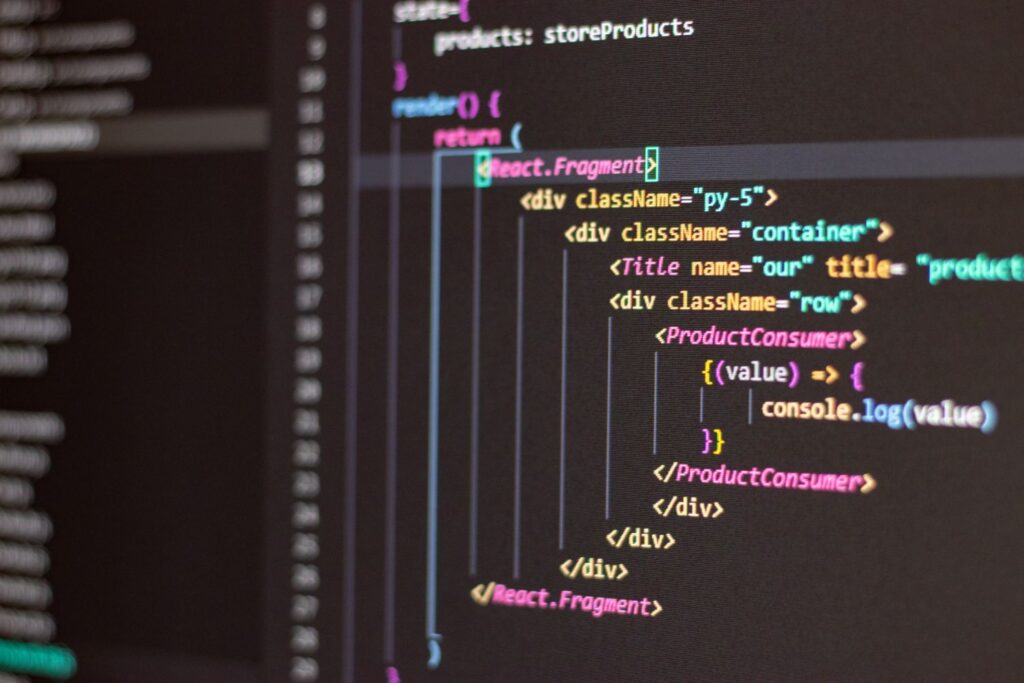 Picture of coding